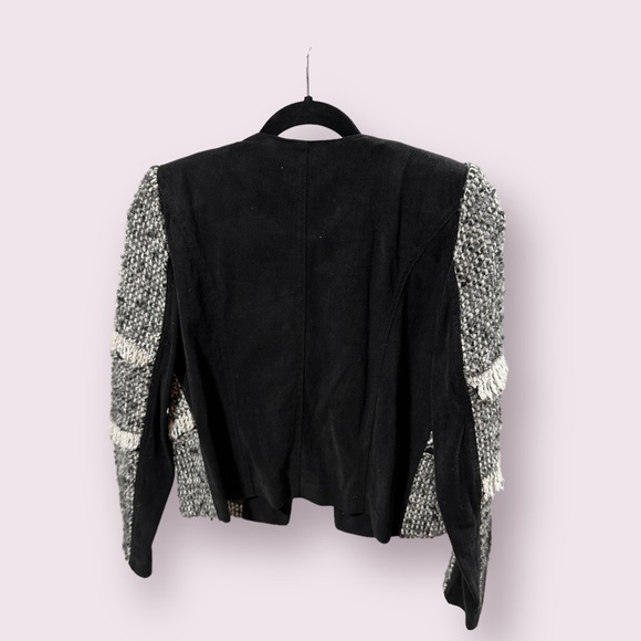 WOMENS CHANEL STYLE TWEED BLAZER SIZE 38(S-M) - Picture 4 of 6